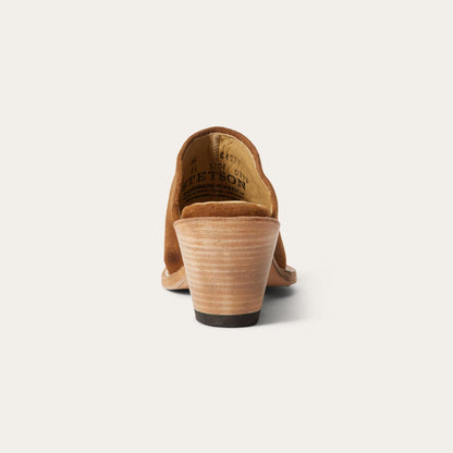 Women Shorties Stetson Reed Western Mules Brown