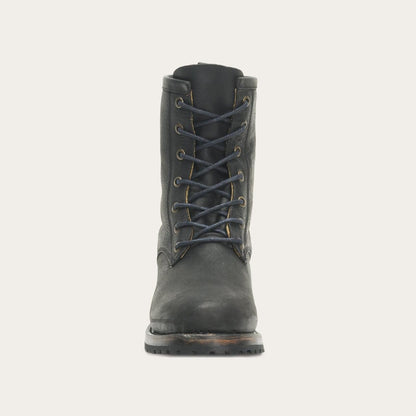 Women Shorties Stetson Sam Lace Up Black Leather