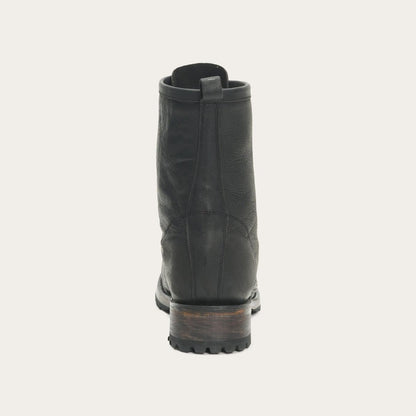 Women Shorties Stetson Sam Lace Up Black Leather