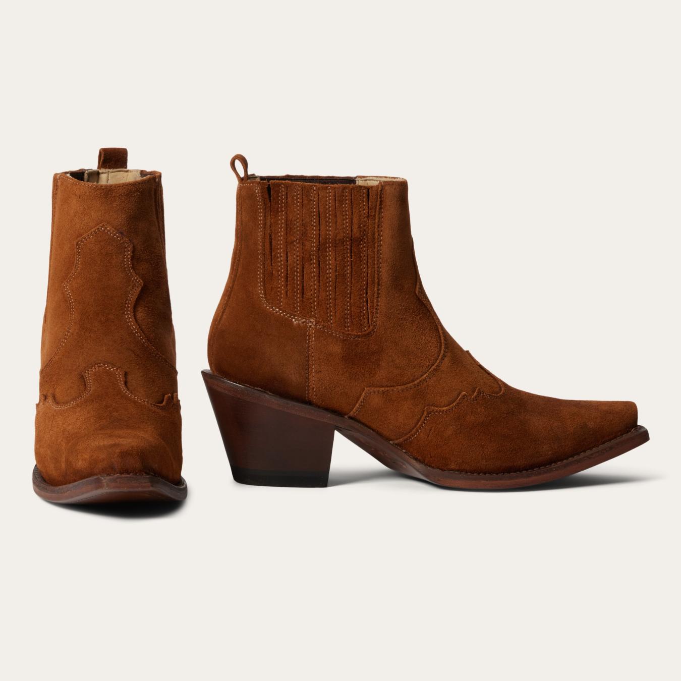 Women Shorties Stetson Talula Boots Tan