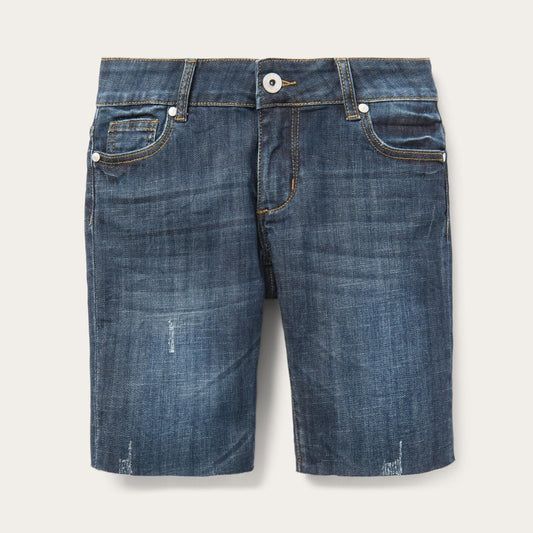 Women Skirts & Shorts Stetson Dark Wash Denim Shorts Blue