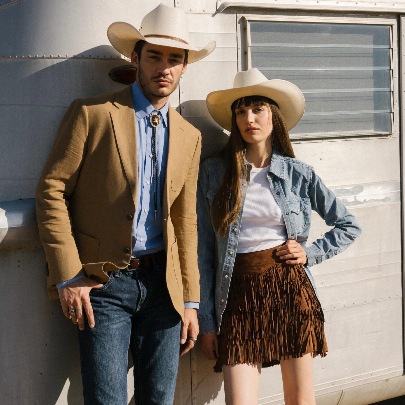 Women Skirts & Shorts Stetson Lamb Suede Fringe Mini Skirt Brown