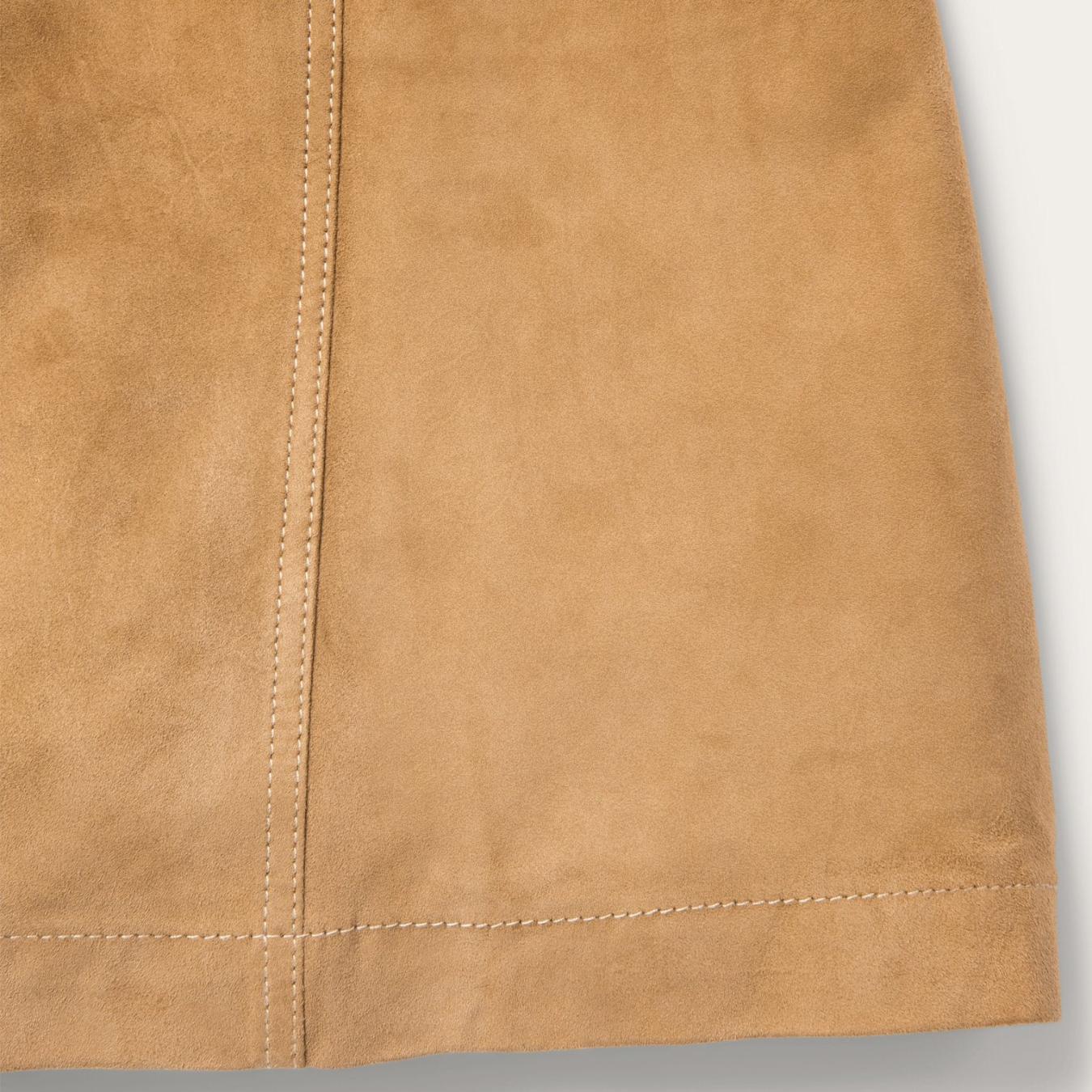 Women Skirts & Shorts Stetson Lamb Suede Gored Skirt Brown
