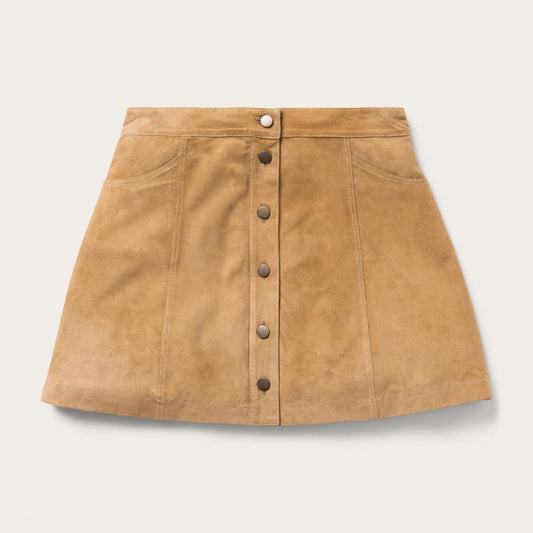 Women Skirts & Shorts Stetson Lamb Suede Gored Skirt Brown