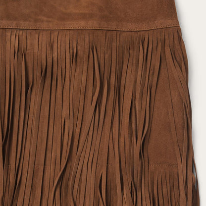 Women Skirts & Shorts Stetson Suede Fringed Skirt Brown