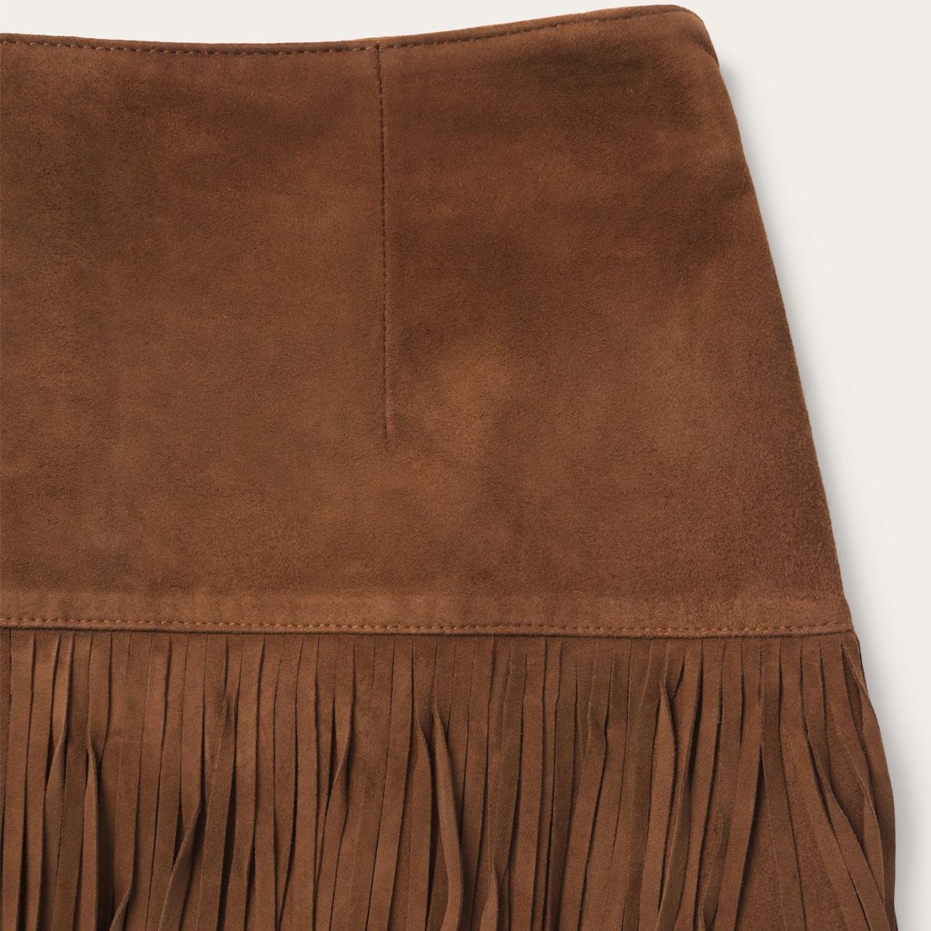 Women Skirts & Shorts Stetson Suede Fringed Skirt Brown