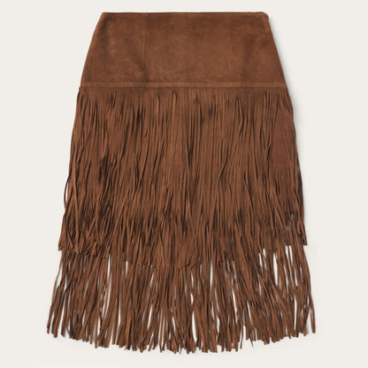 Women Skirts & Shorts Stetson Suede Fringed Skirt Brown