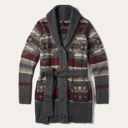 Women Sweaters Stetson Aztec Belted Cardigan Multi