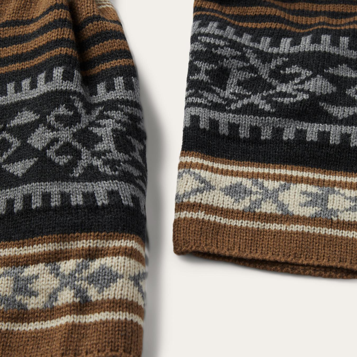 Women Sweaters Stetson Brown Serape Belted Cardigan Brown