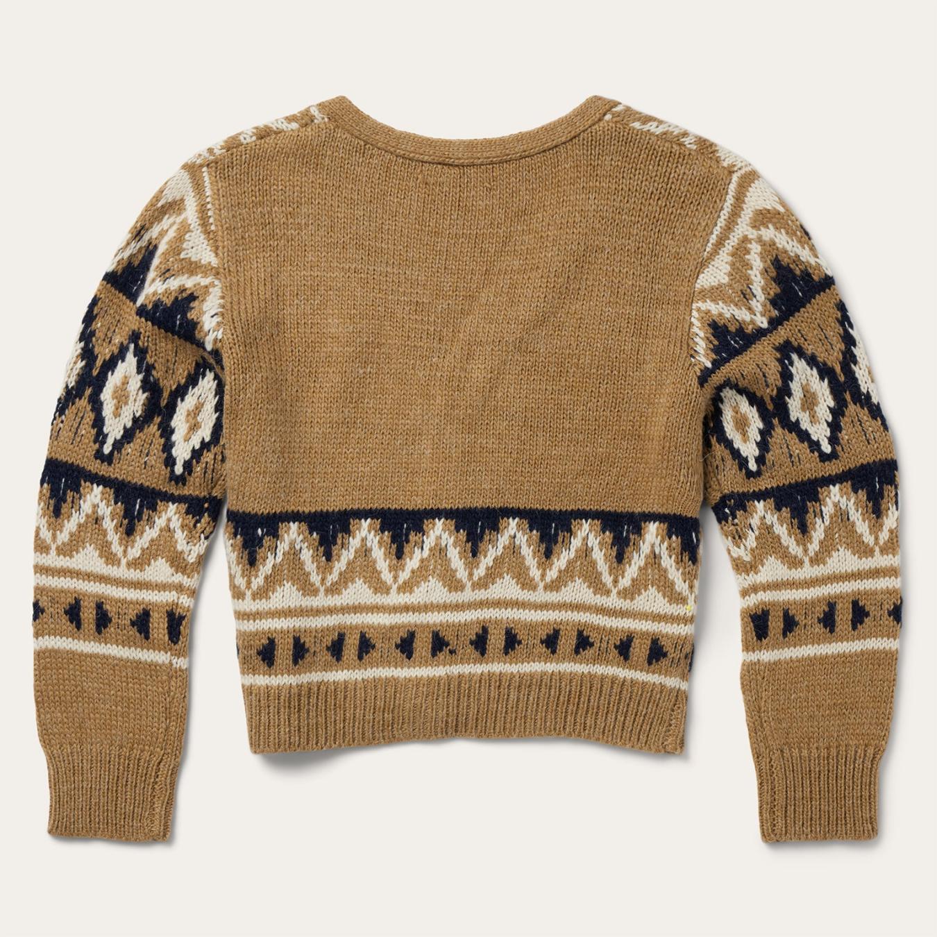 Women Sweaters Stetson Gold Aztec Cardigan Yellow
