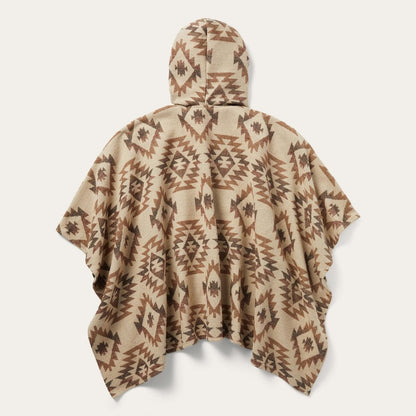 Women Sweaters Stetson Tan Aztec Poncho Brown