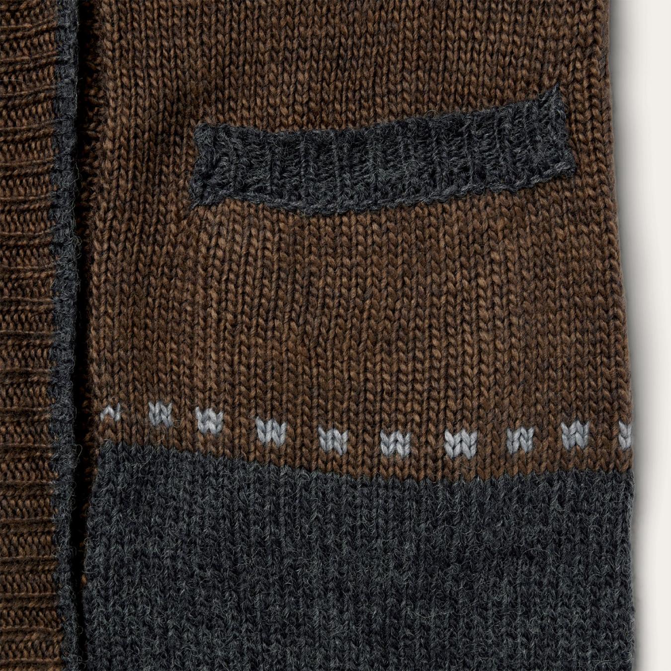 Women Sweaters Stetson Vintage Steer Head Cardigan Brown