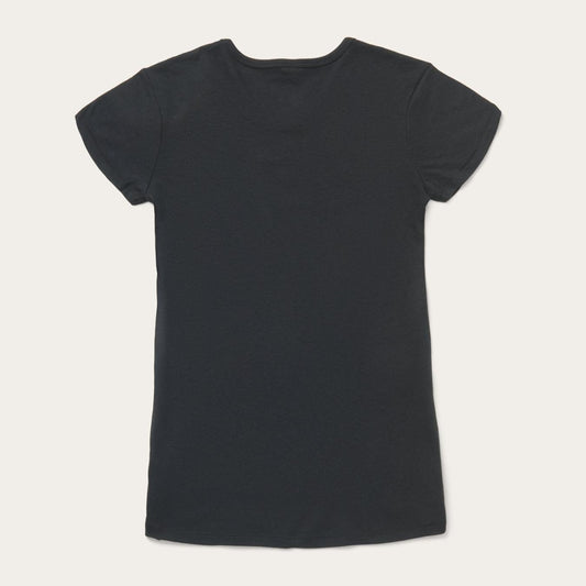 Women Tees Stetson Bison Graphic Tee Black