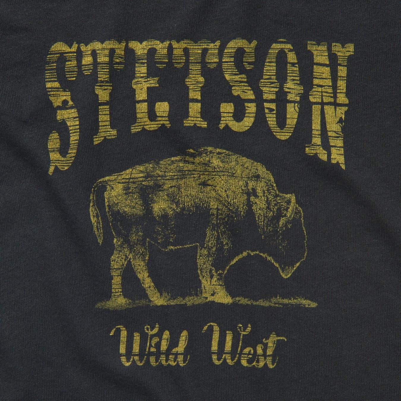 Women Tees Stetson Bison Graphic Tee Black