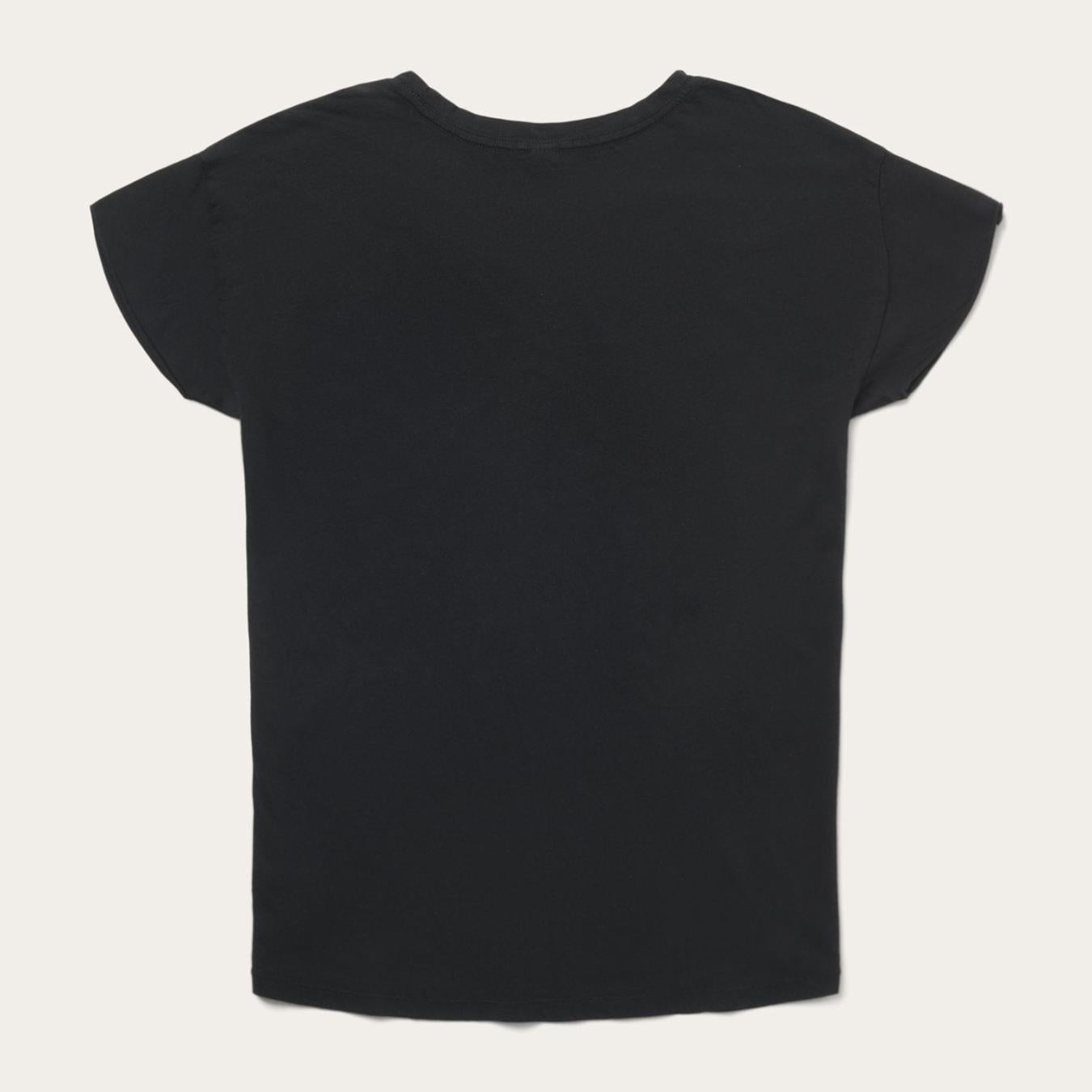 Women Tees Stetson John B. Stetson Eagle Graphic Tee Black