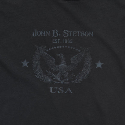 Women Tees Stetson John B. Stetson Eagle Graphic Tee Black