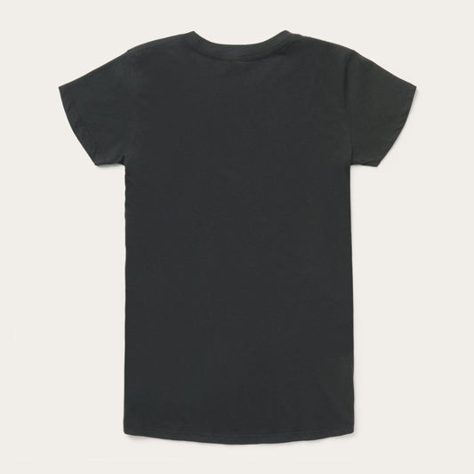 Women Tees Stetson Rope Print Graphic Tee Black
