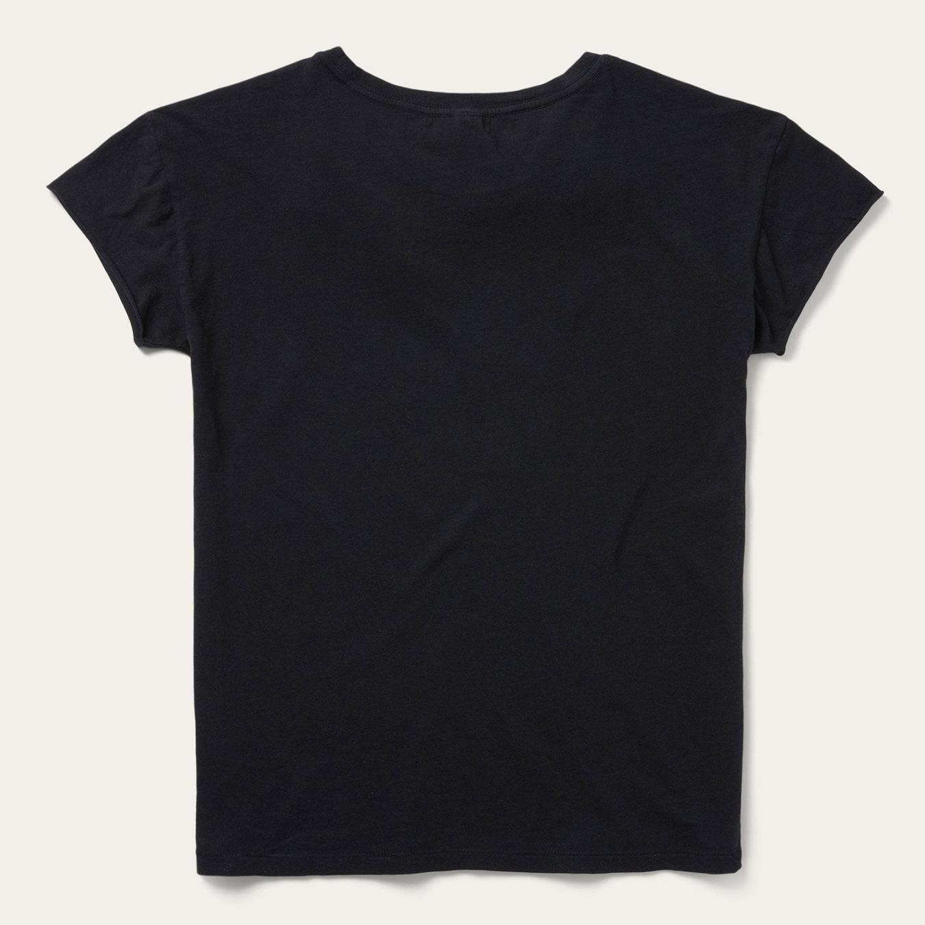 Women Tees Stetson Sunset Saguaro Graphic Tee Black