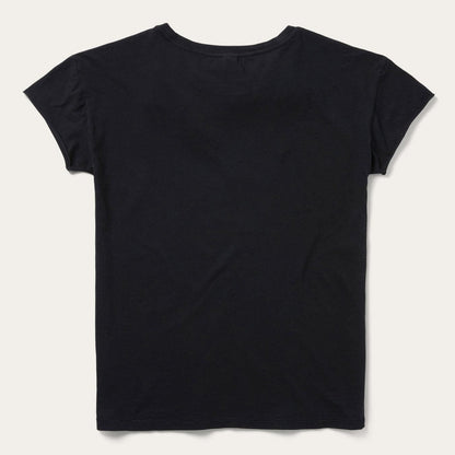 Women Tees Stetson Sunset Saguaro Graphic Tee Black