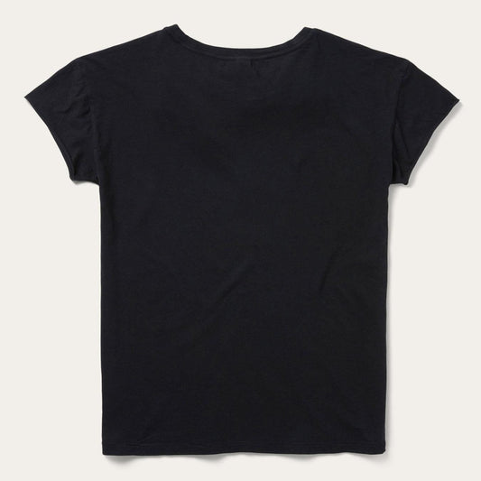 Women Tees Stetson Sunset Saguaro Graphic Tee Black