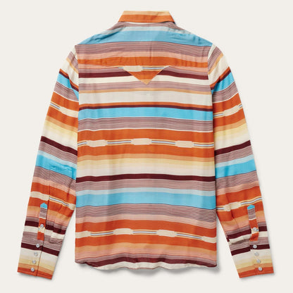 Women Western Shirts Stetson Sunset Serape Print Western Shirt Multi