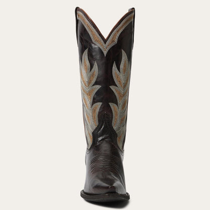 Women Western Stetson Calista Boots Brown