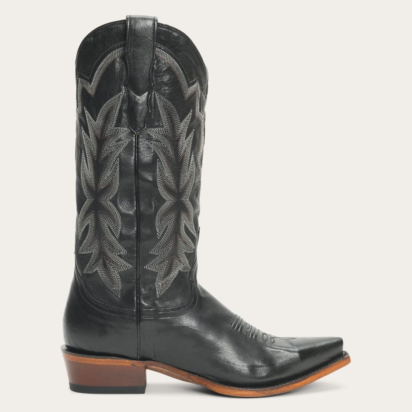 Women Western Stetson Casey Boots Black