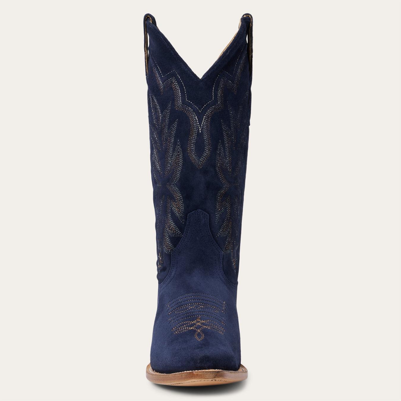 Women Western Stetson Casey Boots Blue