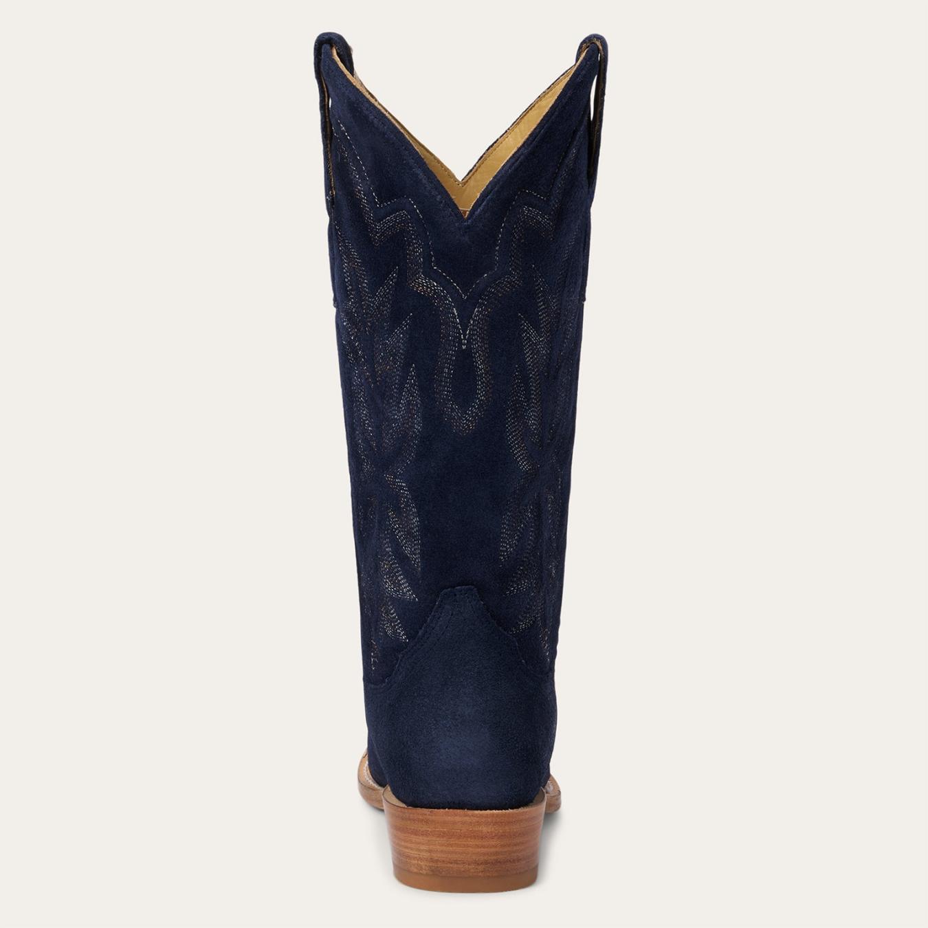 Women Western Stetson Casey Boots Blue