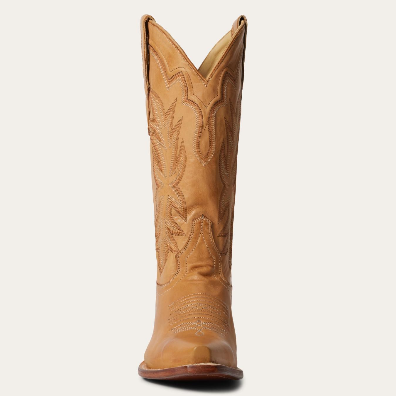 Women Western Stetson Casey Boots Tan
