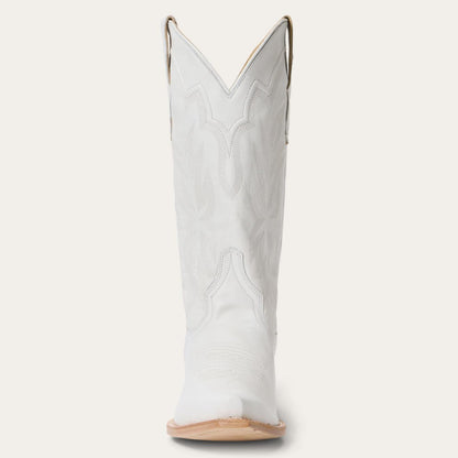 Women Western Stetson Casey Boots White