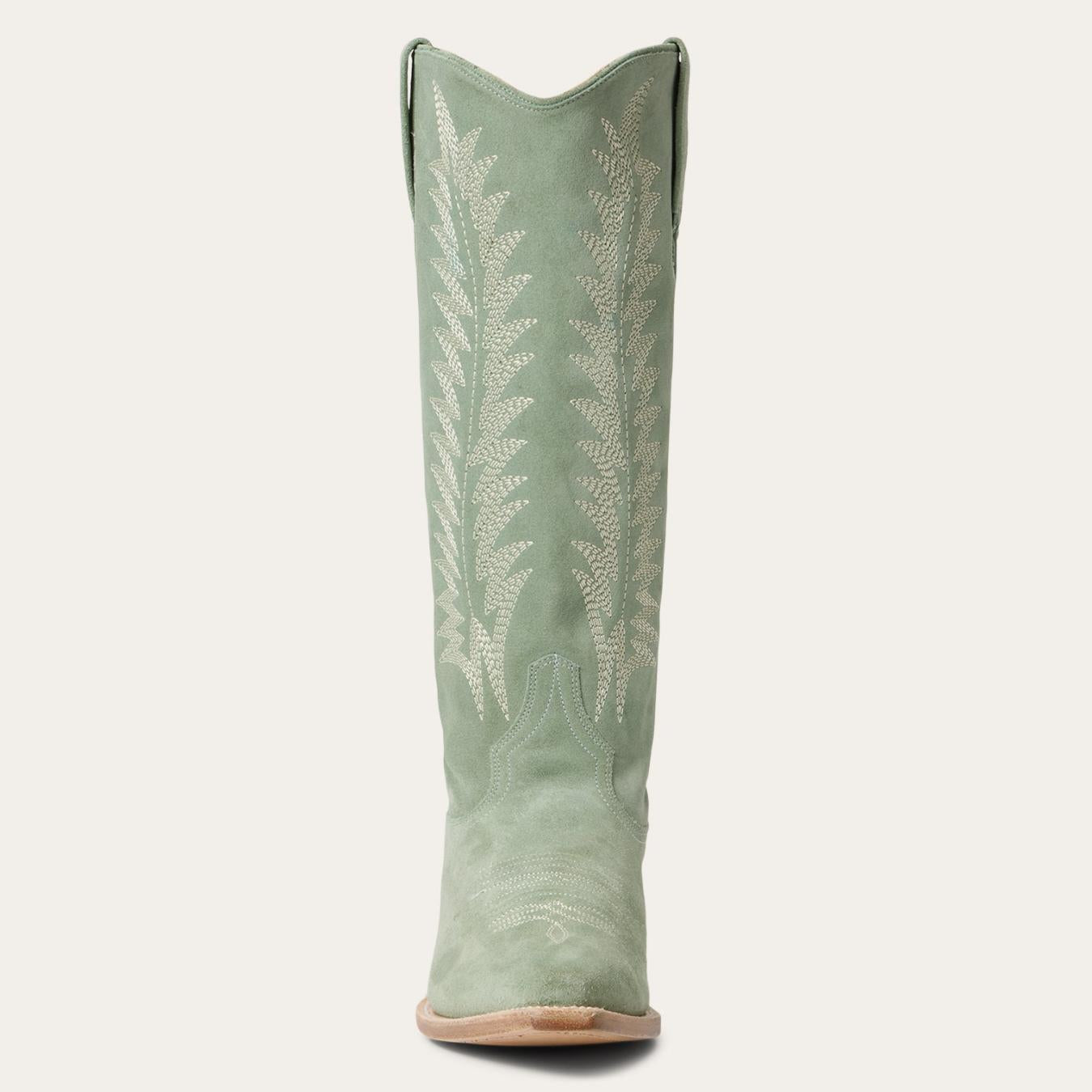 Women Western Stetson Emme Boots Aqua