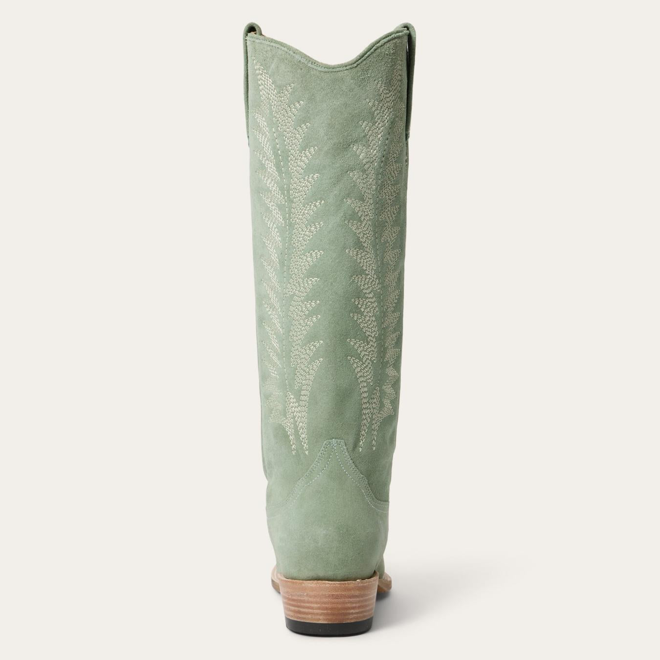 Women Western Stetson Emme Boots Aqua