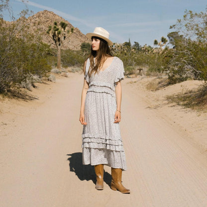 Women Western Stetson Emory Boots Tan