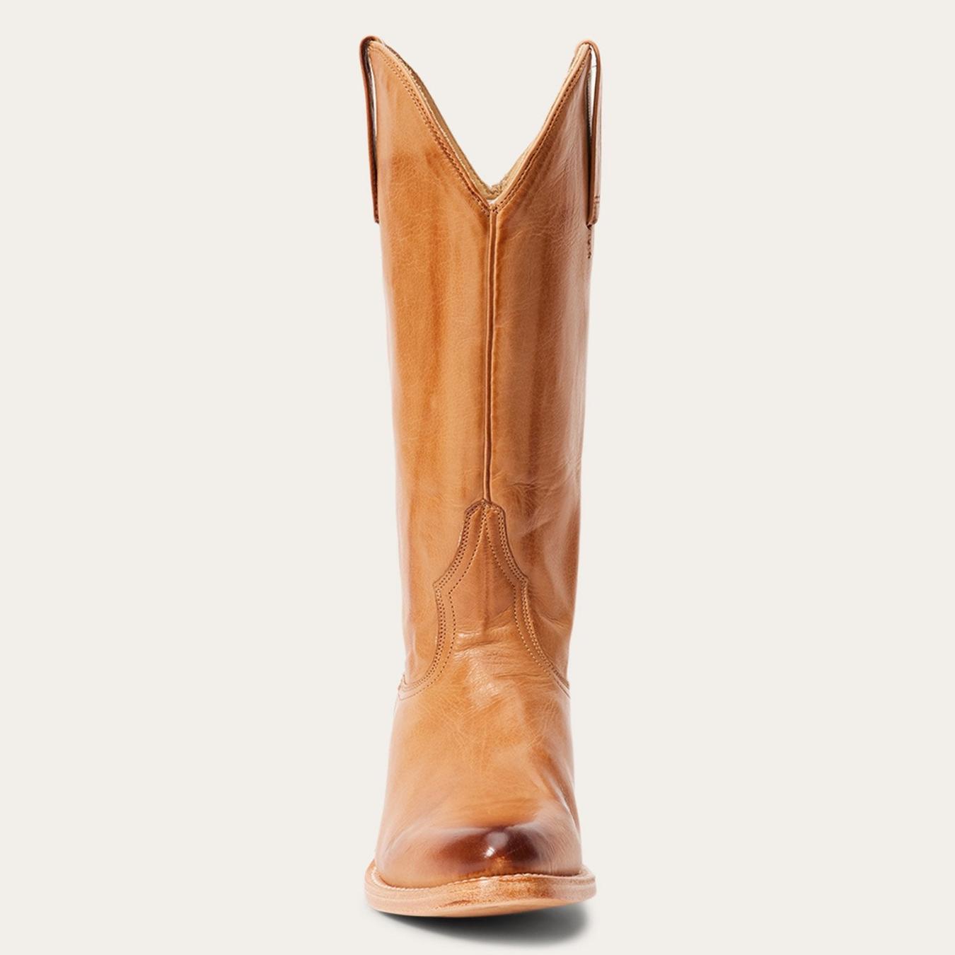 Women Western Stetson Emory Boots Tan