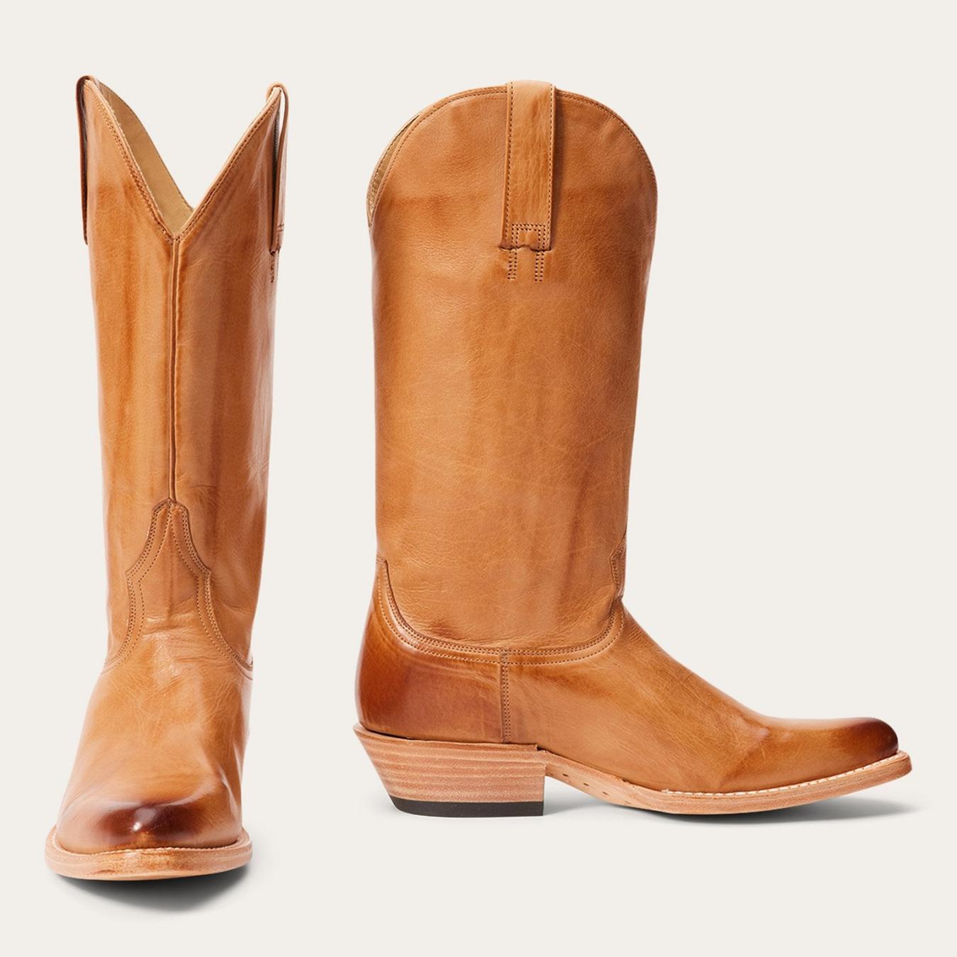 Women Western Stetson Emory Boots Tan