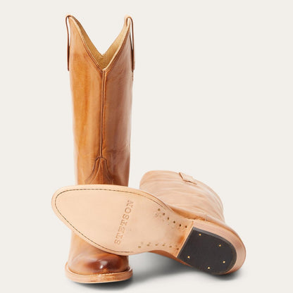 Women Western Stetson Emory Boots Tan