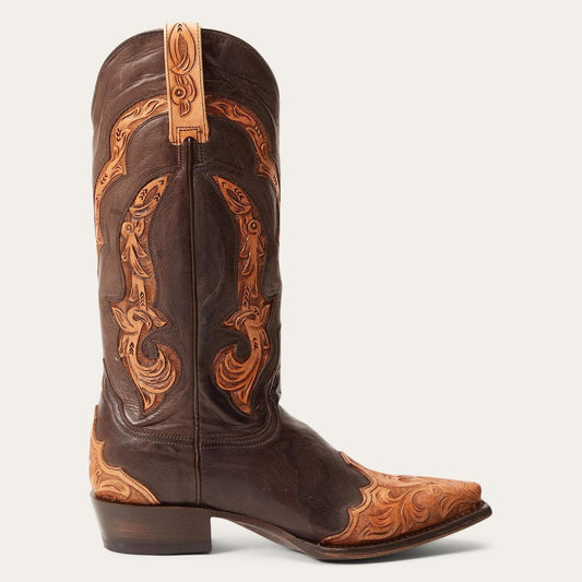 Women Western Stetson Hartley Boots Brown