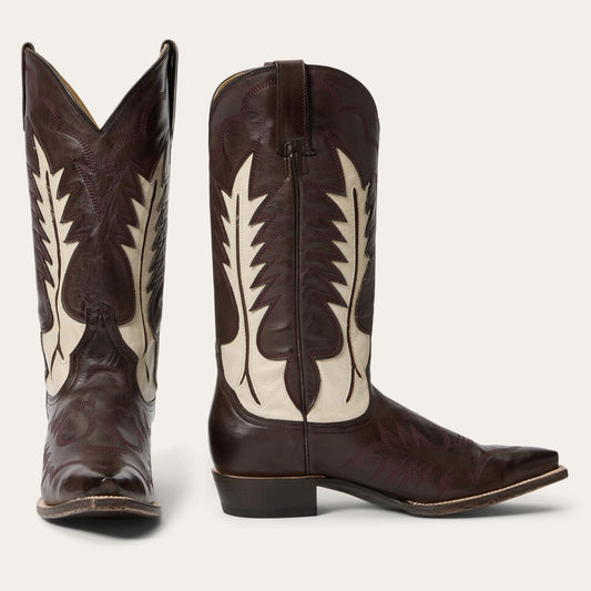 Women Western Stetson Jess Boots Brown