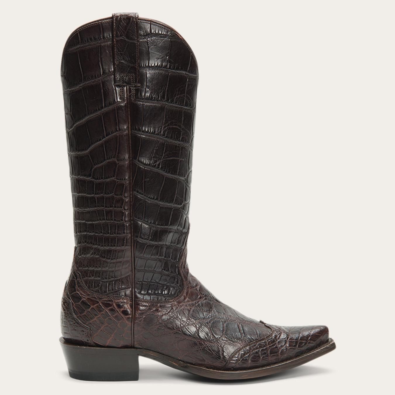 Women Western Stetson Lola Boots Brown