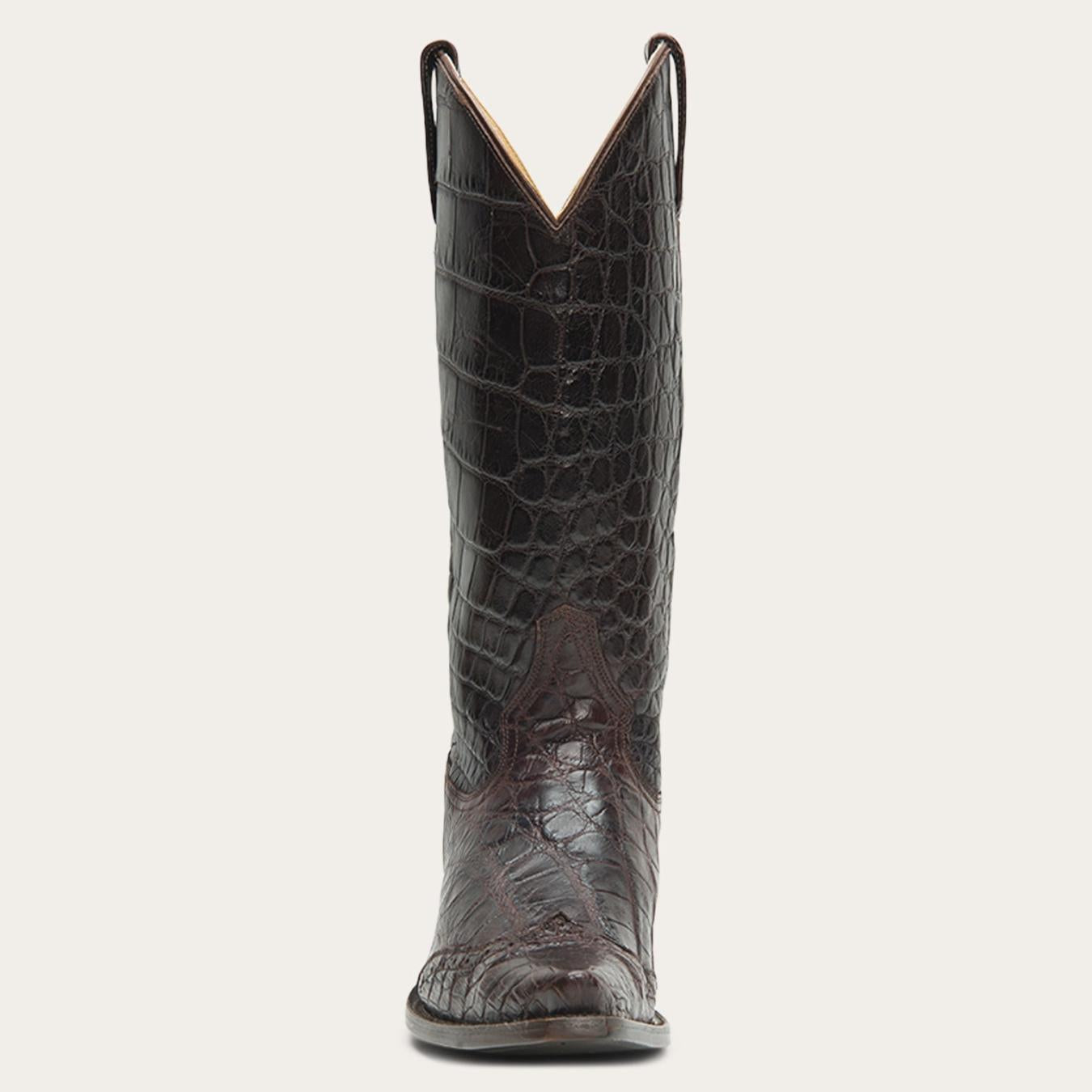 Women Western Stetson Lola Boots Brown