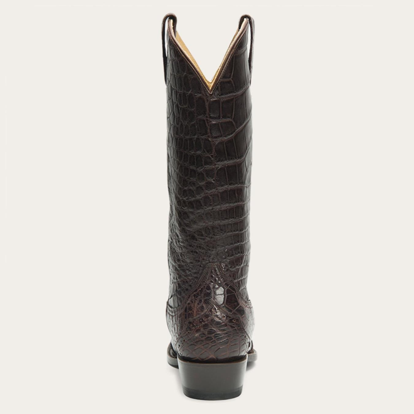 Women Western Stetson Lola Boots Brown