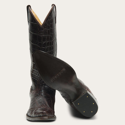 Women Western Stetson Lola Boots Brown