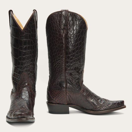 Women Western Stetson Lola Boots Brown