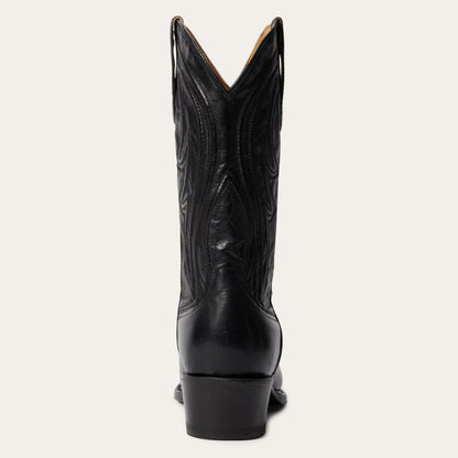Women Western Stetson Nora Boots Black