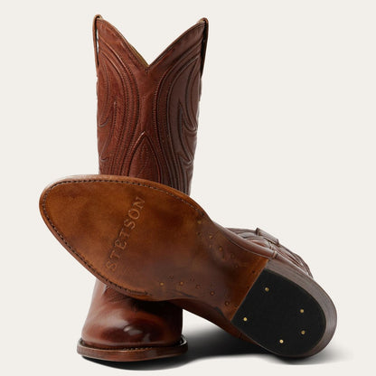 Women Western Stetson Nora Boots Brown