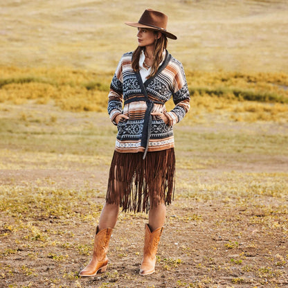Women Western Stetson Nora Boots Tan
