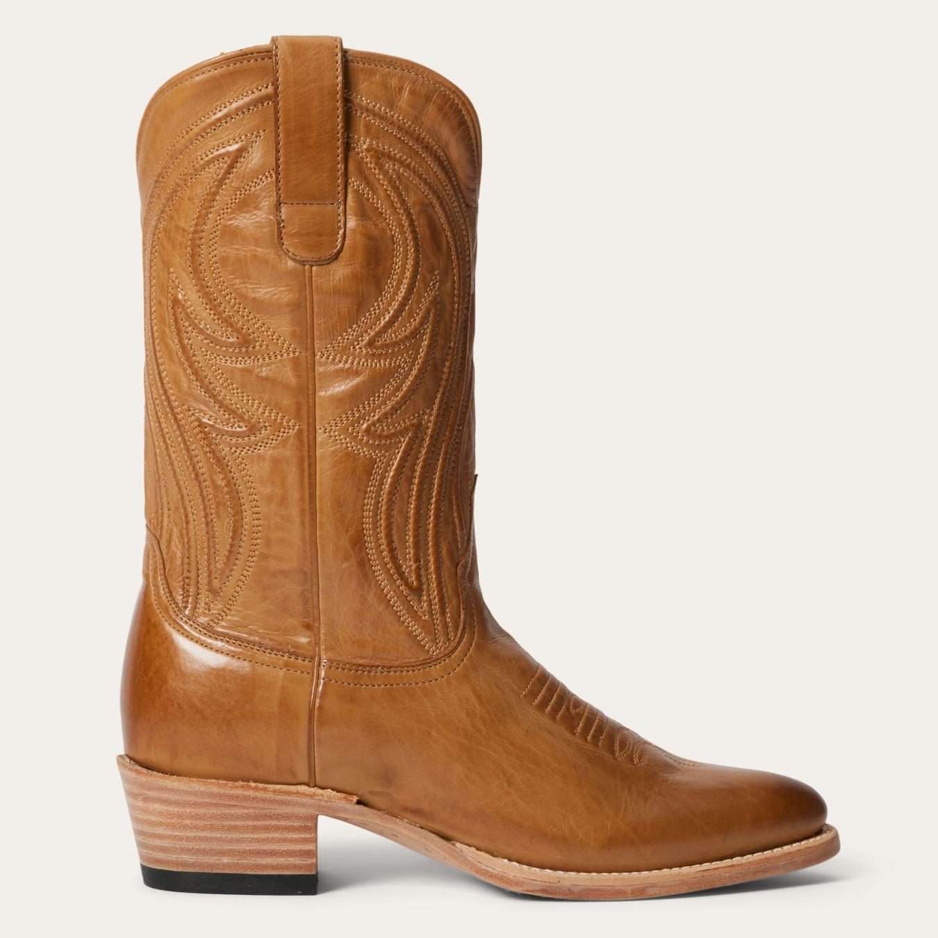 Women Western Stetson Nora Boots Tan