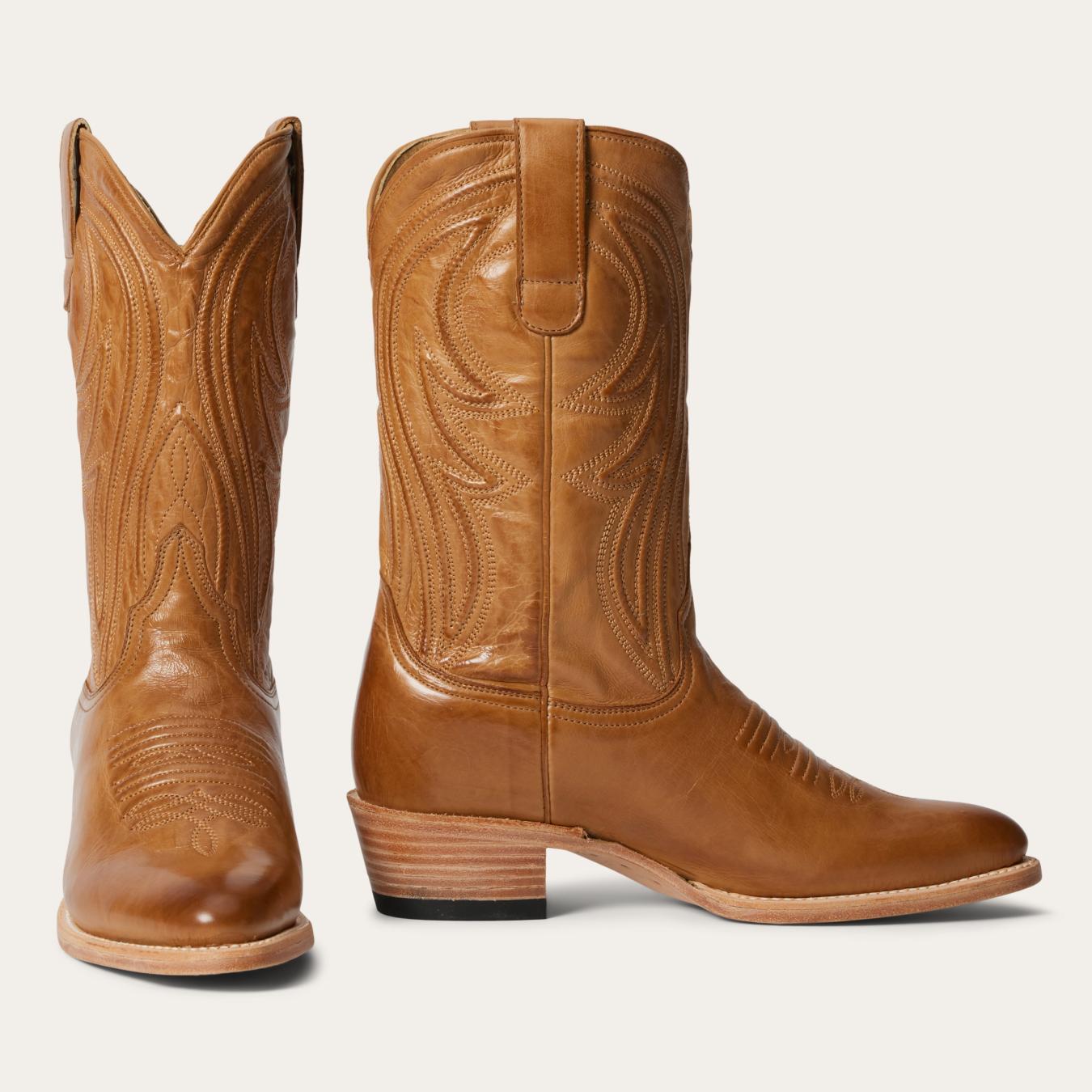 Women Western Stetson Nora Boots Tan
