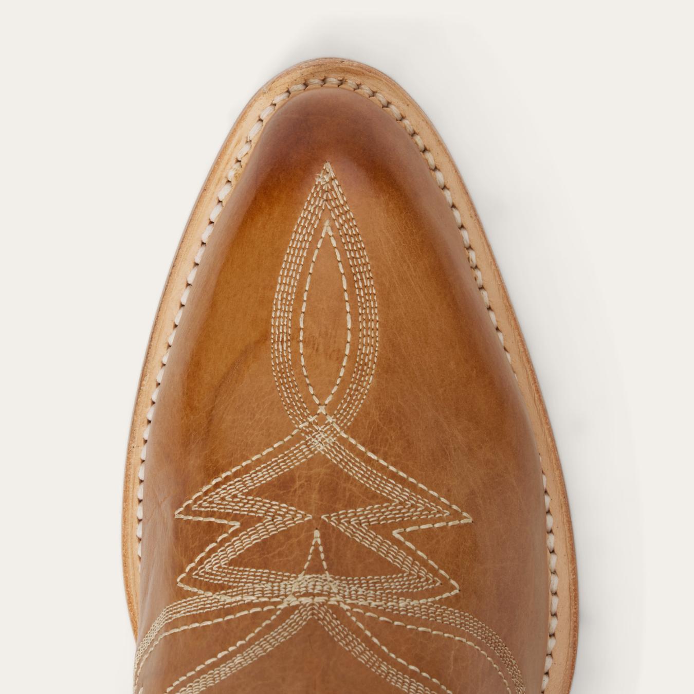 Women Western Stetson Piper Boots Tan